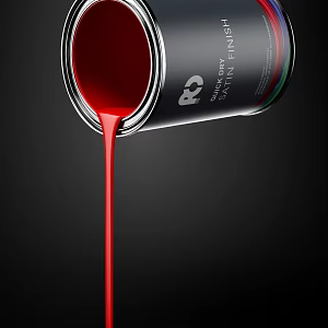Modern paint cans 3d model