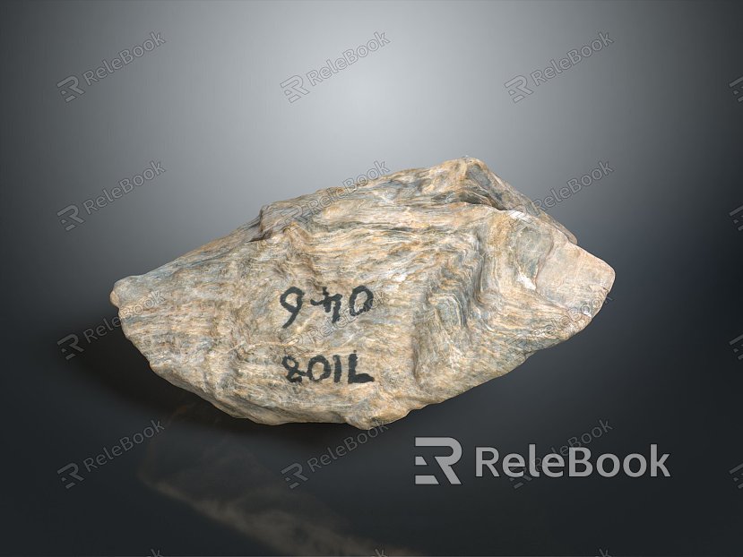 Rock Rock Block Rock Block Rock Specimen Boulder Big Stone Block Rock Stratum Rock Stratum Rock Stratum Rock model