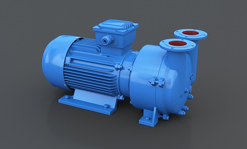 Vacuum pump motor pump circulating pump 3d model