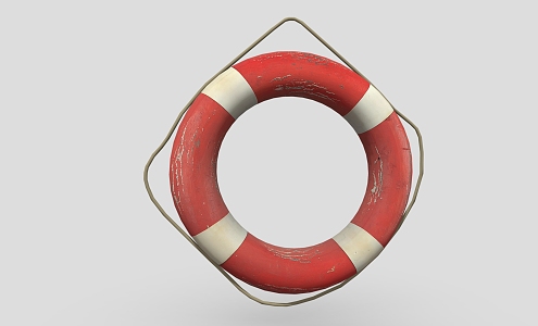 lifebuoy swimming ring 3d model