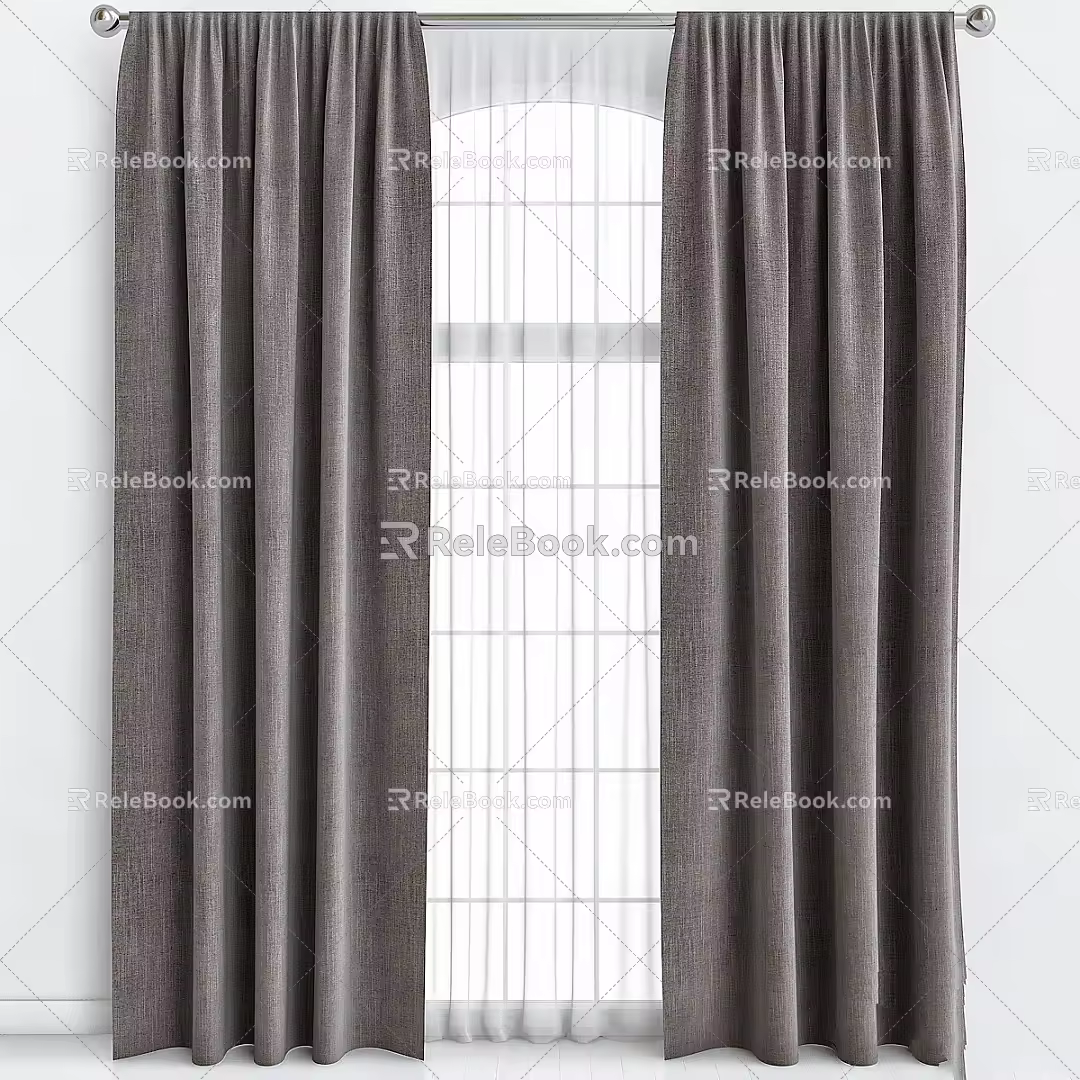 Modern Curtain 3d model