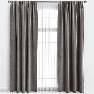 Modern Curtain 3d model