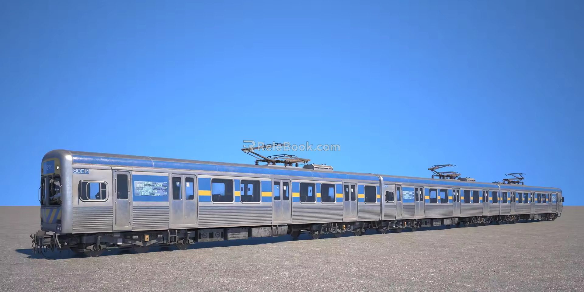Modern Train 3d model