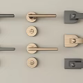 Various Modern Door Handles With Different Styles And Sleek Metal Finishes
