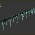 Modern Textured Bench With Black Seat And White Metal Legs Design