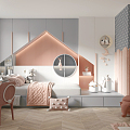 Modern Children's Room 3d model