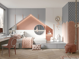 Modern Children's Room 3d model