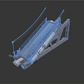 Heavy Duty Industrial Conveyor Equipment With Metal Frame And Belt System