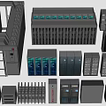 Server Cabinet Room Server Network Equipment Weak Current Box Distribution Box 3d model