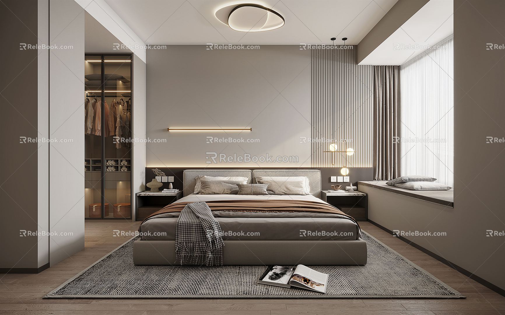 Master Bedroom Modern Bedroom 3d model