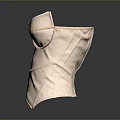 Women's Light Pink Fashionable Corset With Cross Wrap Design And Cup Structure
