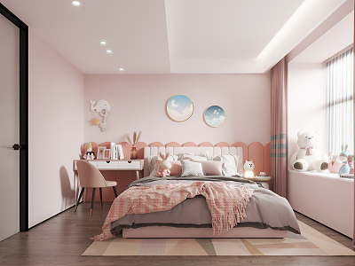 Modern Children's Room Boys Children's Room 3d model