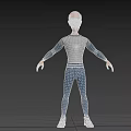 Cartoon Characters 3d model