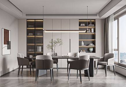 Modern Restaurant 3d model