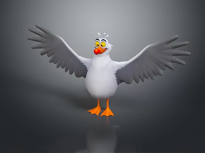 Seagull Tooth Color Seagull Carrier Pigeon Food Pigeon Play Pigeon Racing Pigeon Military Pigeon Experimental Pigeon Wild Pigeon 3d model