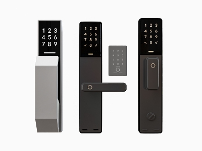 Modern password door handle password lock model