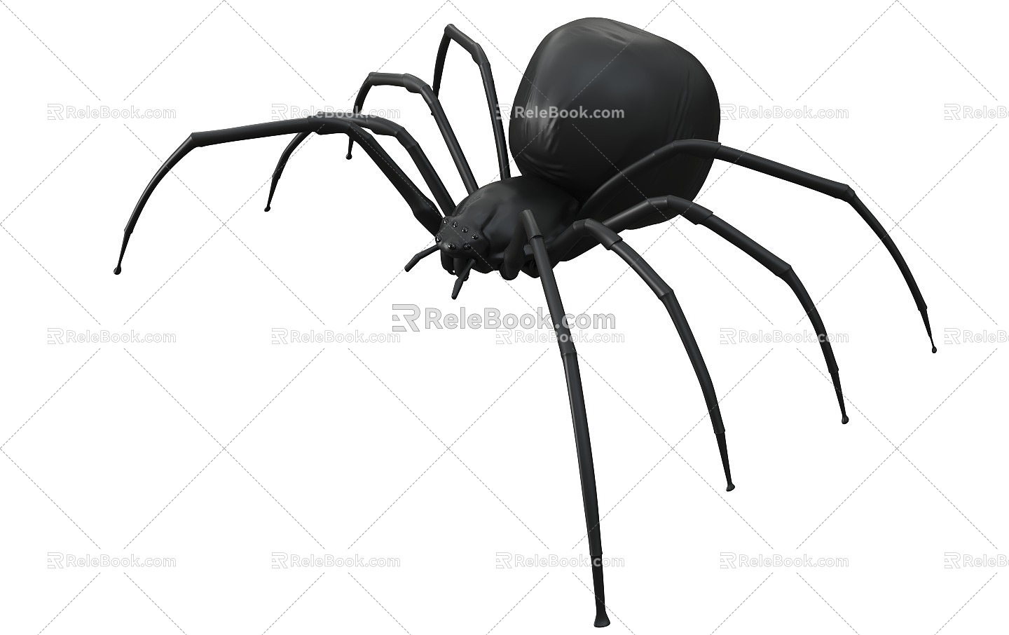 Black Widow Black Spider Big Spider Long Claw Spider Female Spider Spider Rear Eight Eyes Giant Spider Giant Spider Poisonous Spider Hair Spider Poisonous Spider Cartoon Spider 3d model