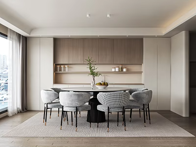 Modern Style Restaurant 3d model