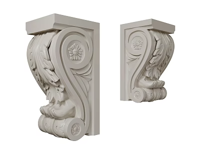 French stigma carved stigma Roman stigma gypsum stigma 3d model
