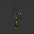 Scepter Ancient Scepter Cane Ancient Scepter Magic Scepter Metal Scepter Classical Scepter Magic Scepter 3d model