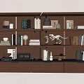 Modern Bookshelf 3d model