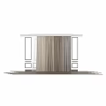 Modern Elegant Curtain for Living Room With Light Gray Fabric and Soft Drape Effect