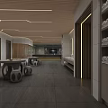 Elegant Modern SPA Sauna Interior With Stone Walls Wooden Ceiling And Soft Lighting