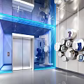 modern elevator 3d model