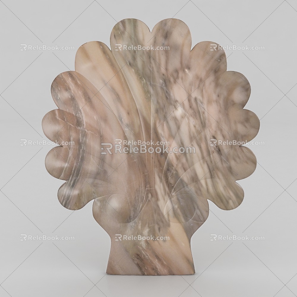 carved marble carved 3d model