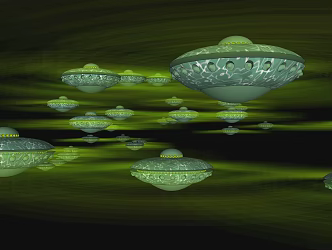ufo flying saucer 3d model