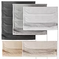 Various Colored Roman Shades For Home Decoration