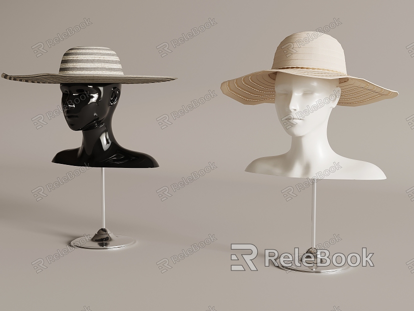 modern hat sun hat model