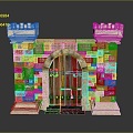 Ancient Building Door Ancient Building Door Chinese Style Door Antique Door Classical Door Chinese Style Door Chinese Style Entrance Traditional Door 3d model