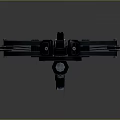 Modern Tactical Crossbow With Transparent Body Metal Frame Integrated Scope And Advanced String Mechanism