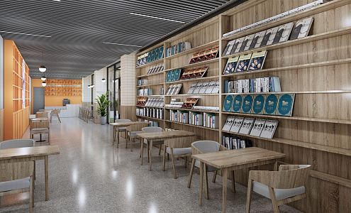 Modern Cafe 3d model