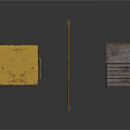 Industrial Equipment Set With Yellow Cabinet Metal Railings And Staircase Platform