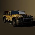 Modern Jeep Jeep Deformation 3d model