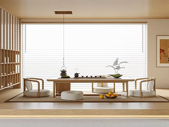 Japanese Tea Room Tatami Tea Room 3d model