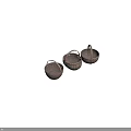 Natural Handmade Woven Baskets with Handles Set of Three Household Items