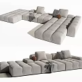 Modern Minotti Combination Sofa 3d model