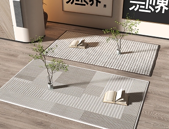 square carpet 3d model