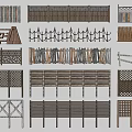 Various Fence Designs With Wooden Metal And Lattice Patterns For Outdoor Spaces