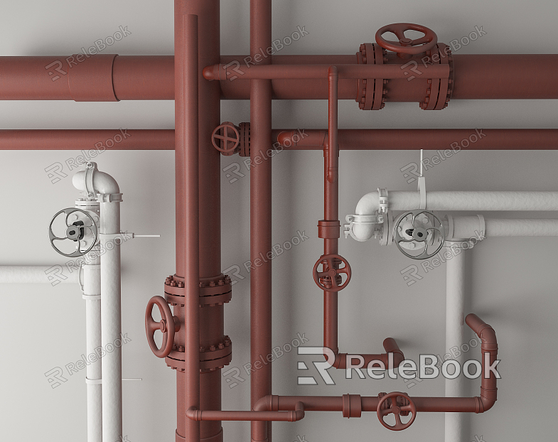 Industrial LOFT water pipe model