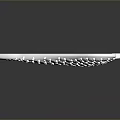 White Bird Shaped Furniture Ornament With Polka Dot Design And Smooth Surface