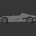 Silver Convertible Sports Car With Two Seater Sleek Design And Modern Exterior