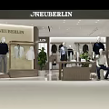 NEUBERLIN Modern Clothing Store Interior With Mannequins And Fashionable Clothing Displays