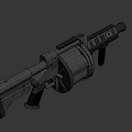 M32 Grenade Launcher 3d model