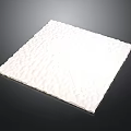 White Textured Square Panel With Decorative Surface For Interior Design