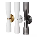 Stylish Modern Wall Lamps in White Gold Silver Black with Elegant Design for Interior Decor