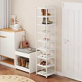 Multi-layer iron shoe rack 3d model